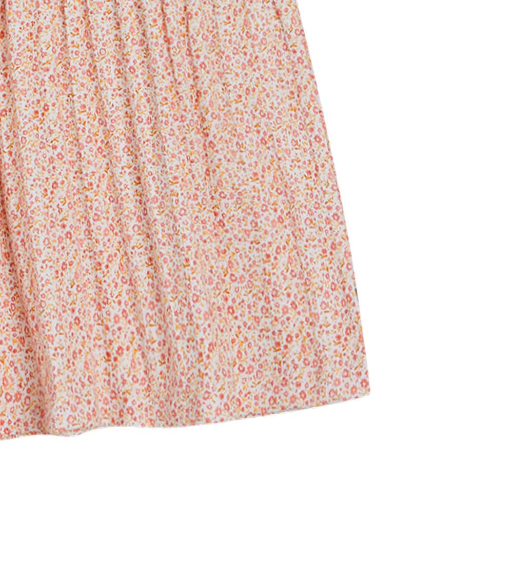Hust and Claire Dress - Karit - White w. Flowers