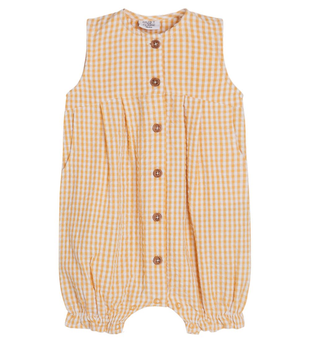 Hust and Claire Summer Romper - Mike - Ochre