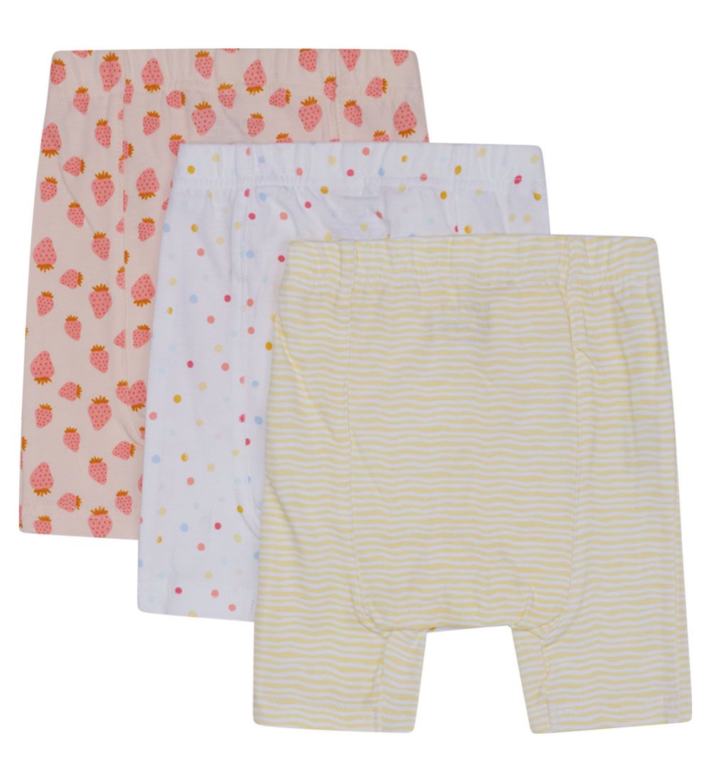 Hust and Claire Leggings - 3-Pack - Labika - White/Pink/Yellow