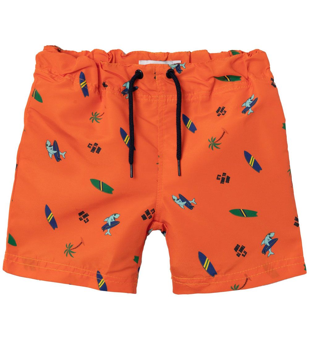 Name It Swim Shorts - NmmZimmi - Vibrant Orange