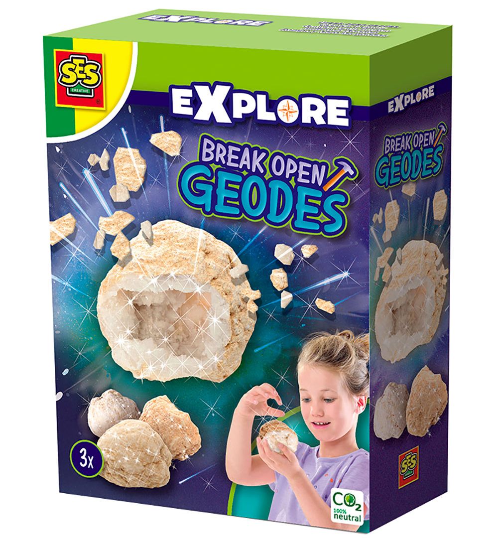 - Géodes réelles SES Creative - Grottes de cristal