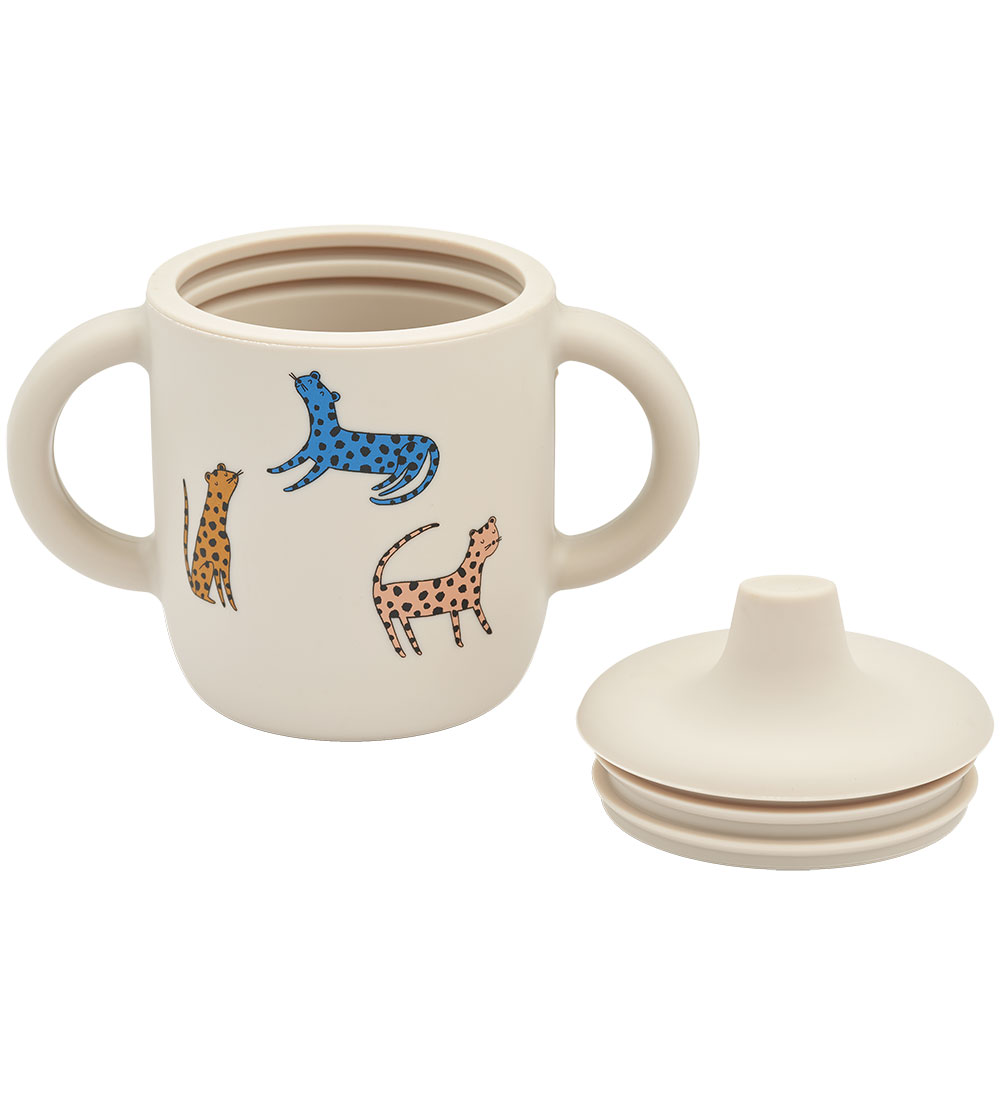 Liewood Cup w. Spout Lid - Neil - Leopard Multi Mix
