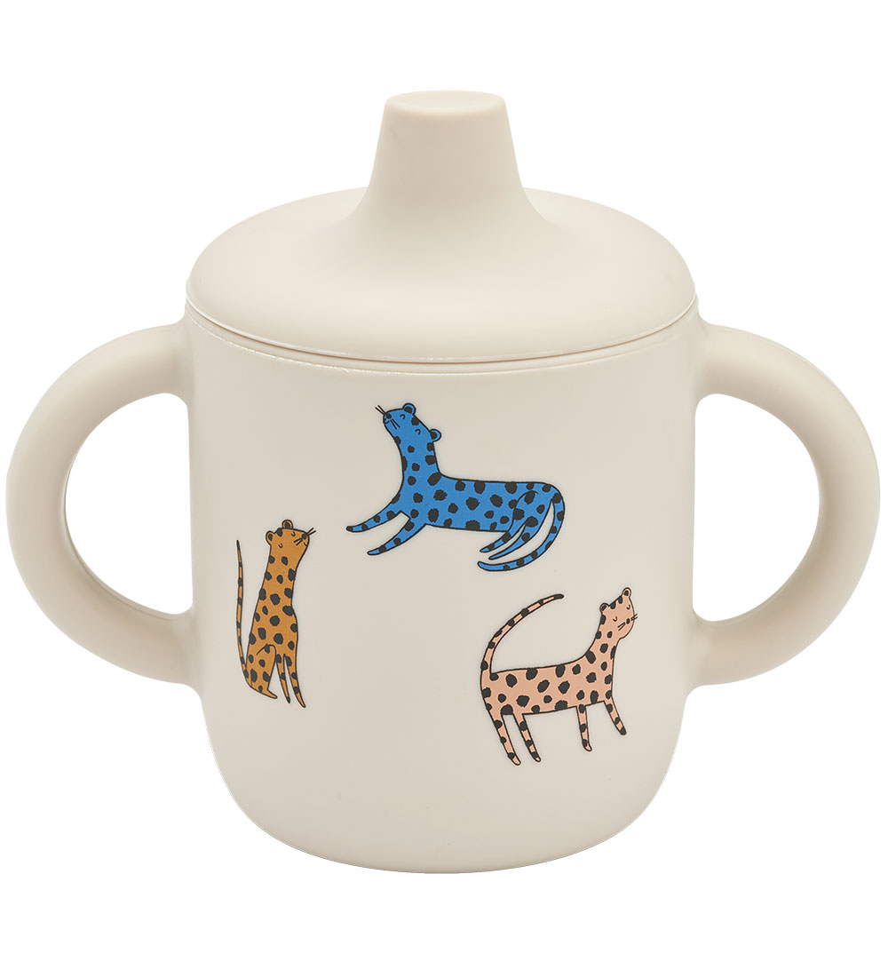 Liewood Cup w. Spout Lid - Neil - Leopard Multi Mix