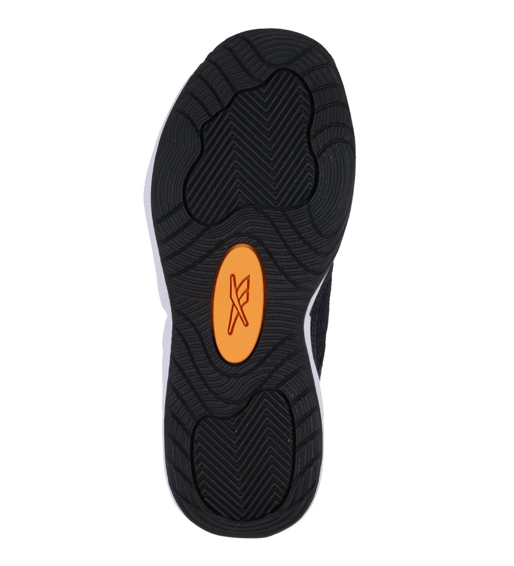 Reebok Shoe - Solution Mid - Black/Blue/Orange