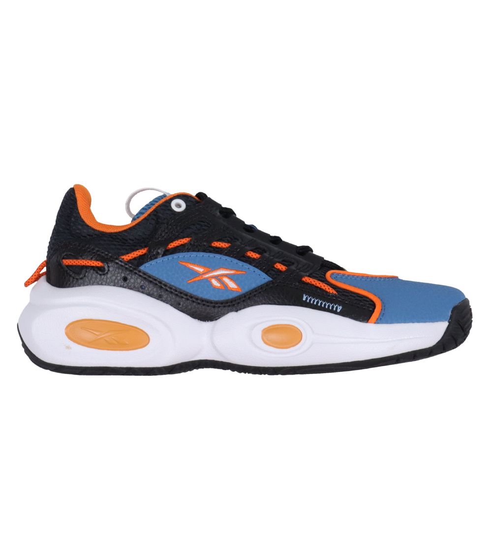 Reebok Shoe - Solution Mid - Black/Blue/Orange