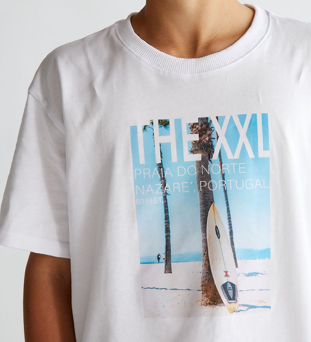 Grunt T-shirt - Beach - White w. Print