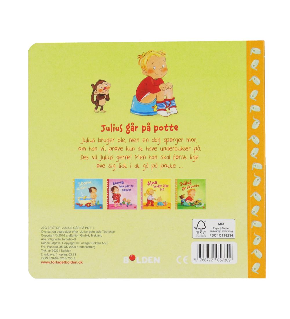 Forlaget Bolden Book - I am Large - Julius goes to Potty