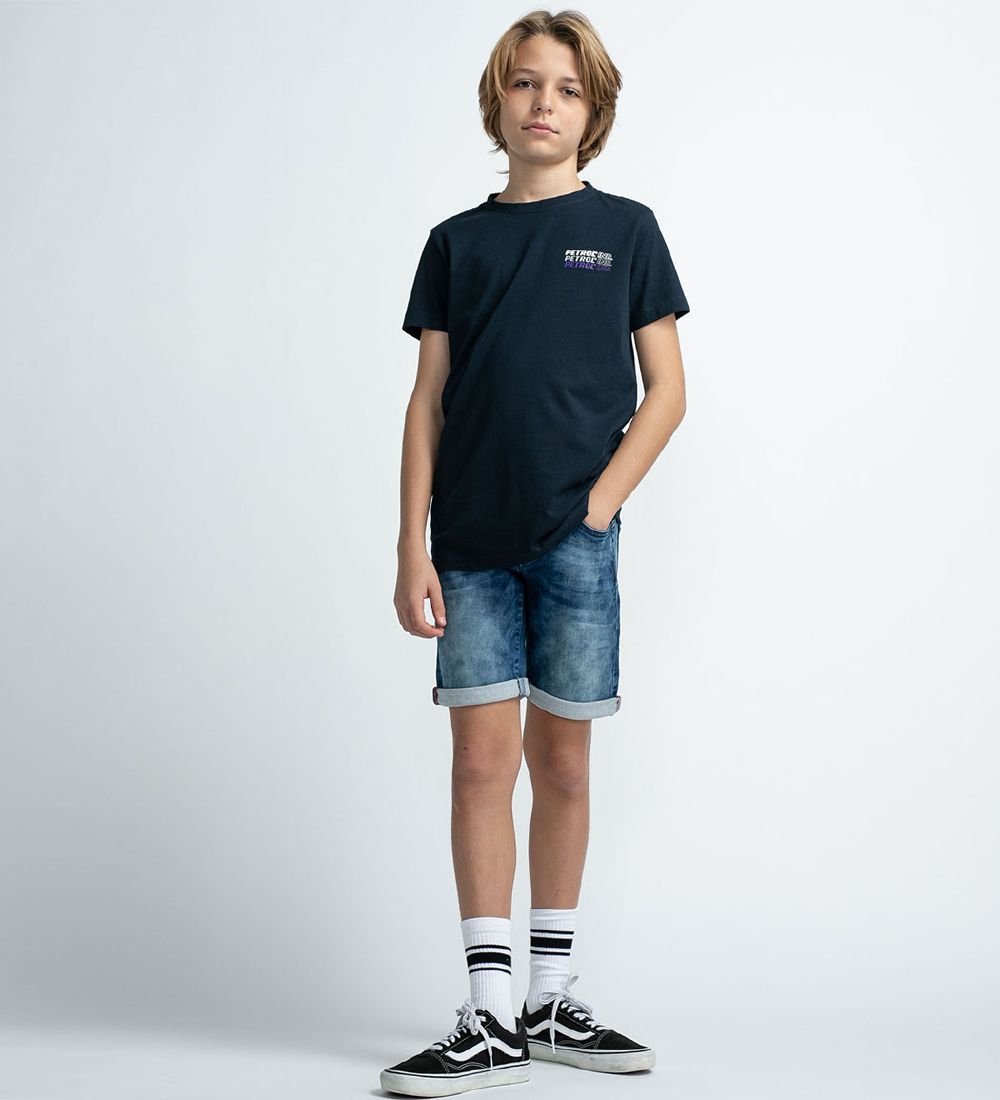 Petrol Industries Shorts - Denim - Dusty Mines
