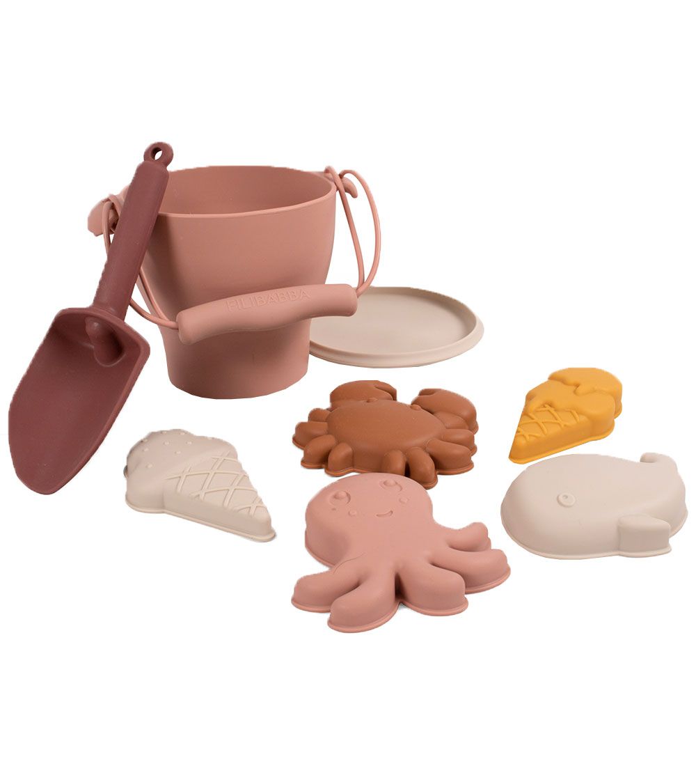 Filibabba Beach Set - Silicone - Warm Colors