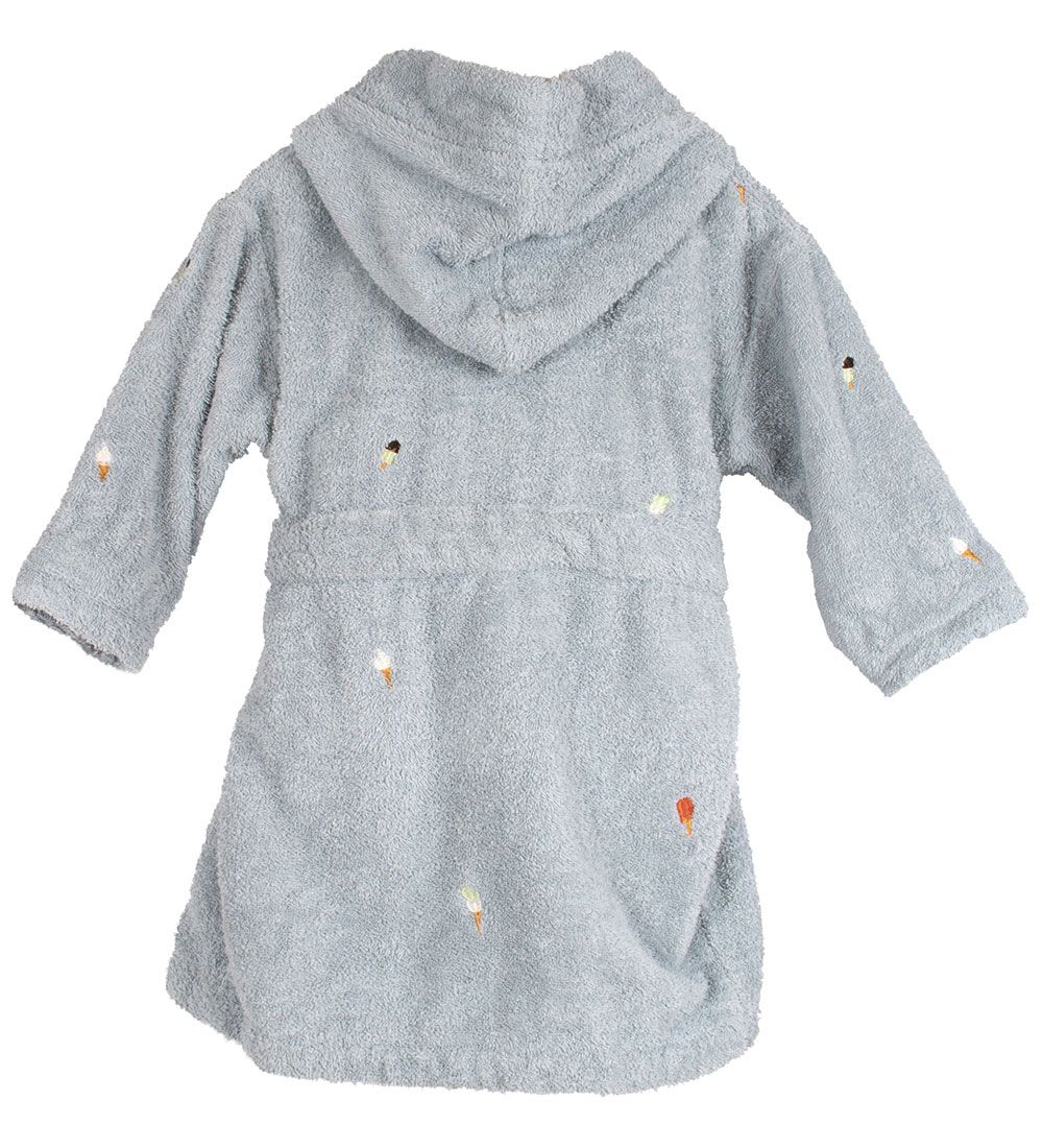 Filibabba Bathrobe - Terrycloth - Pearl Blue