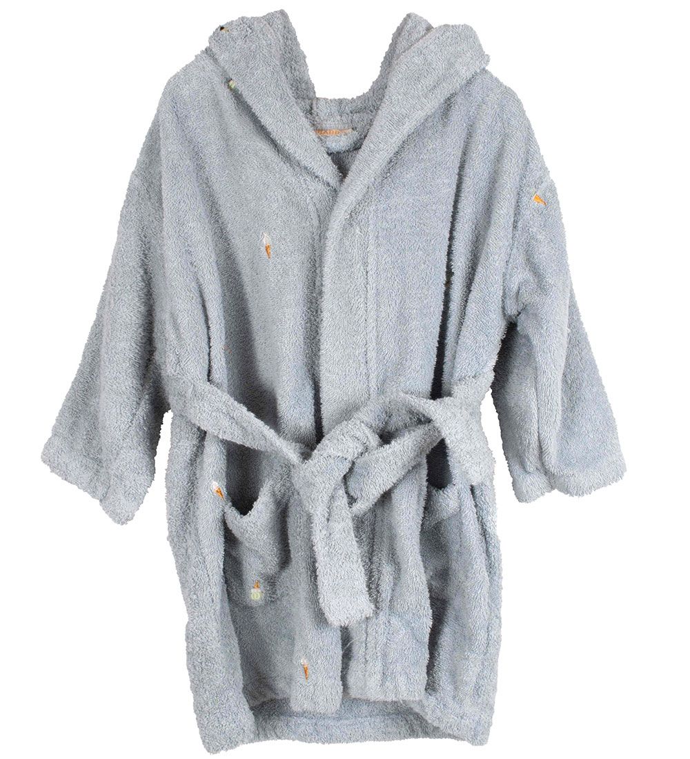 Filibabba Bathrobe - Terrycloth - Pearl Blue