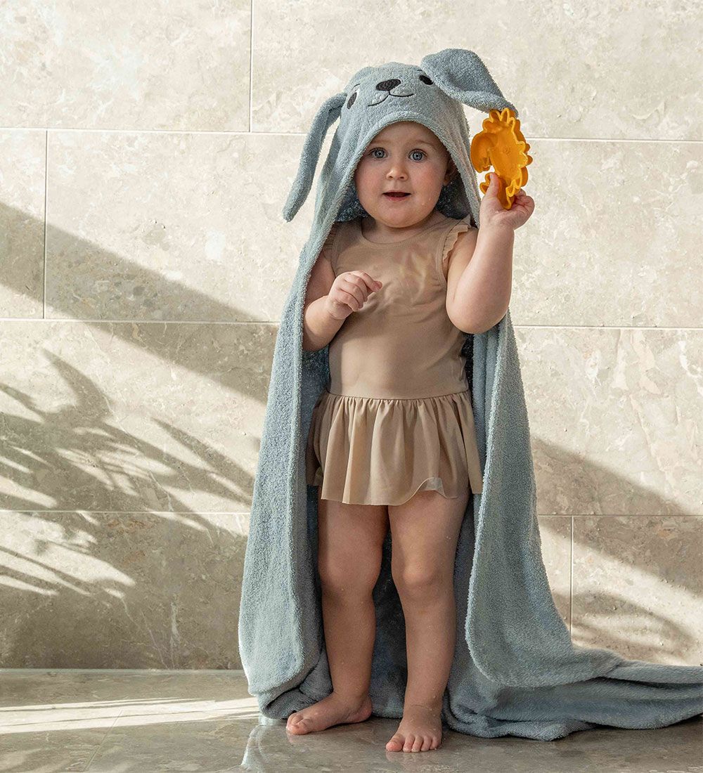 Filibabba Hooded Towel - 70x140 cm - Terrycloth - Blue