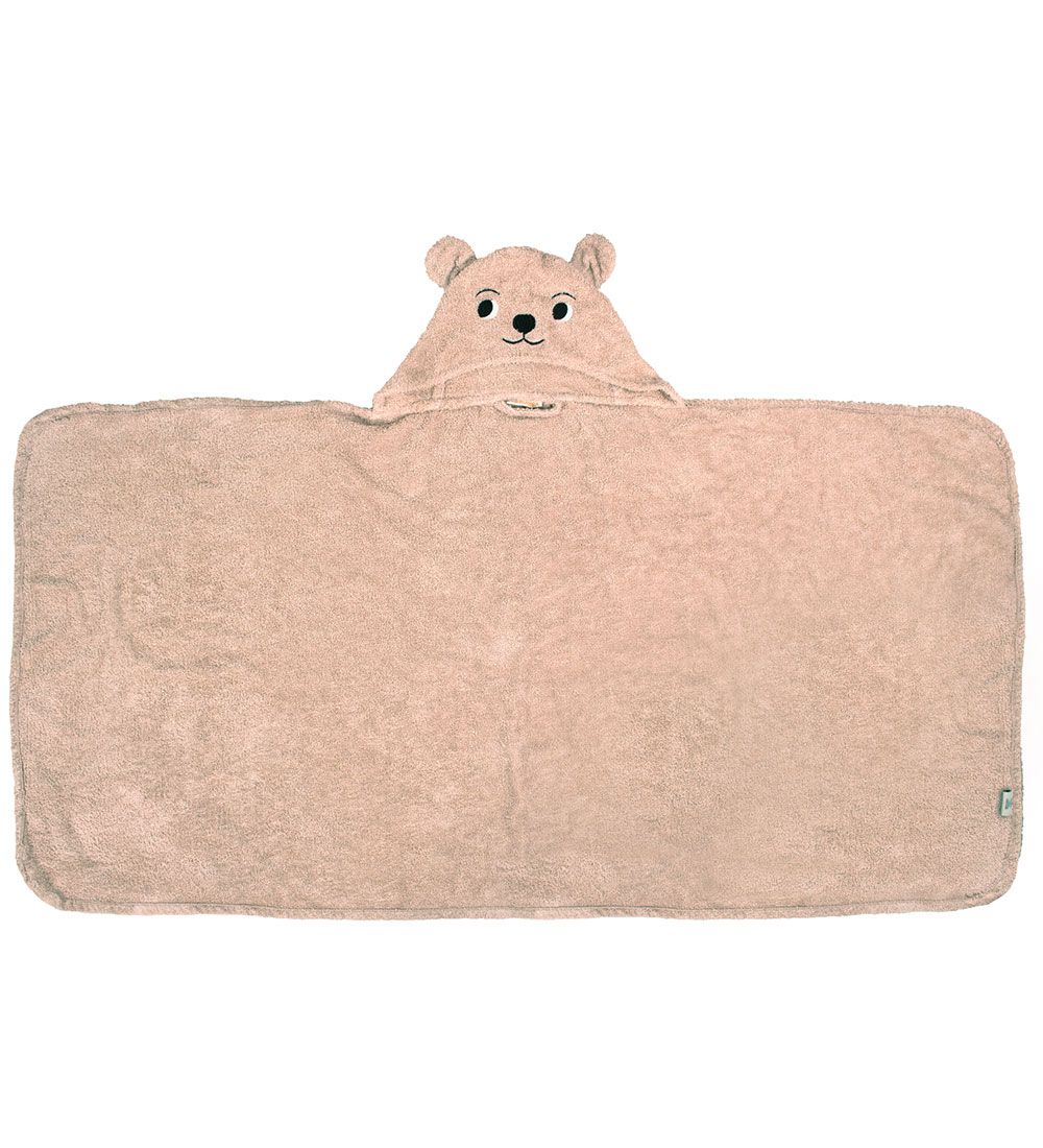 Filibabba Hooded Towel - 70x140 cm - Terrycloth - Pink