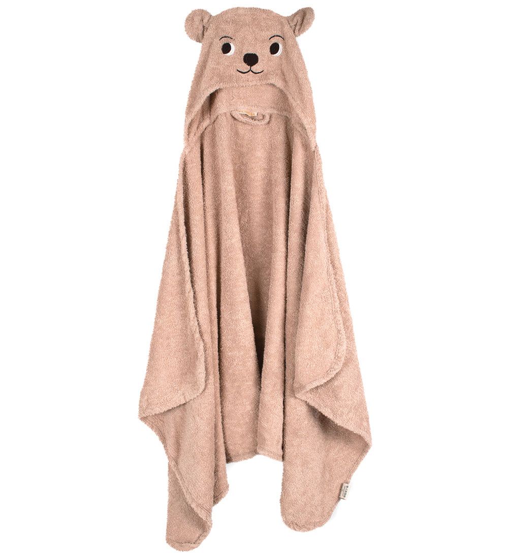Filibabba Hooded Towel - 70x140 cm - Terrycloth - Pink