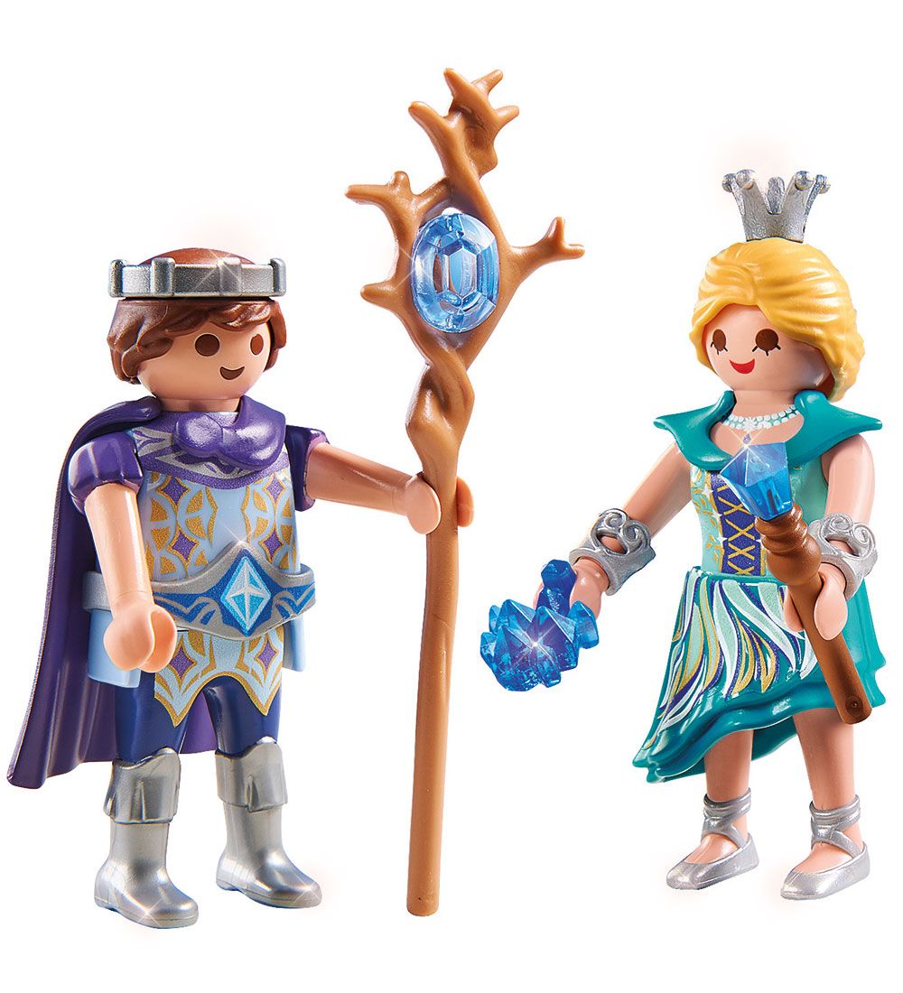 Playmobil DuoPack - Ice princess and ice prince - 71208 - 15 Par
