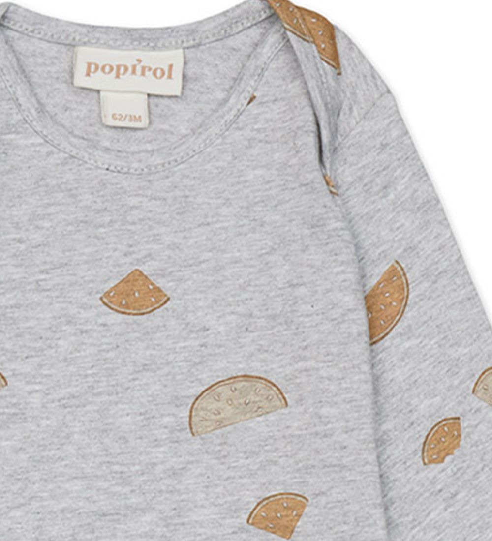 Popirol Bodysuit l/s - Pobillie Baby Bodysuit - Print Melon