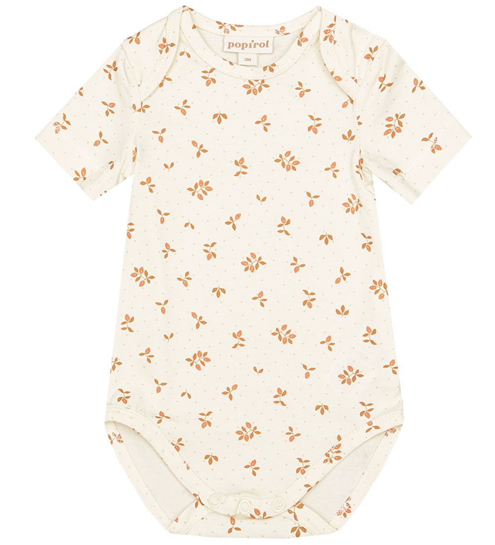 Popirol Bodysuit s/s - Polula Baby Bodysuit - Print Blossom