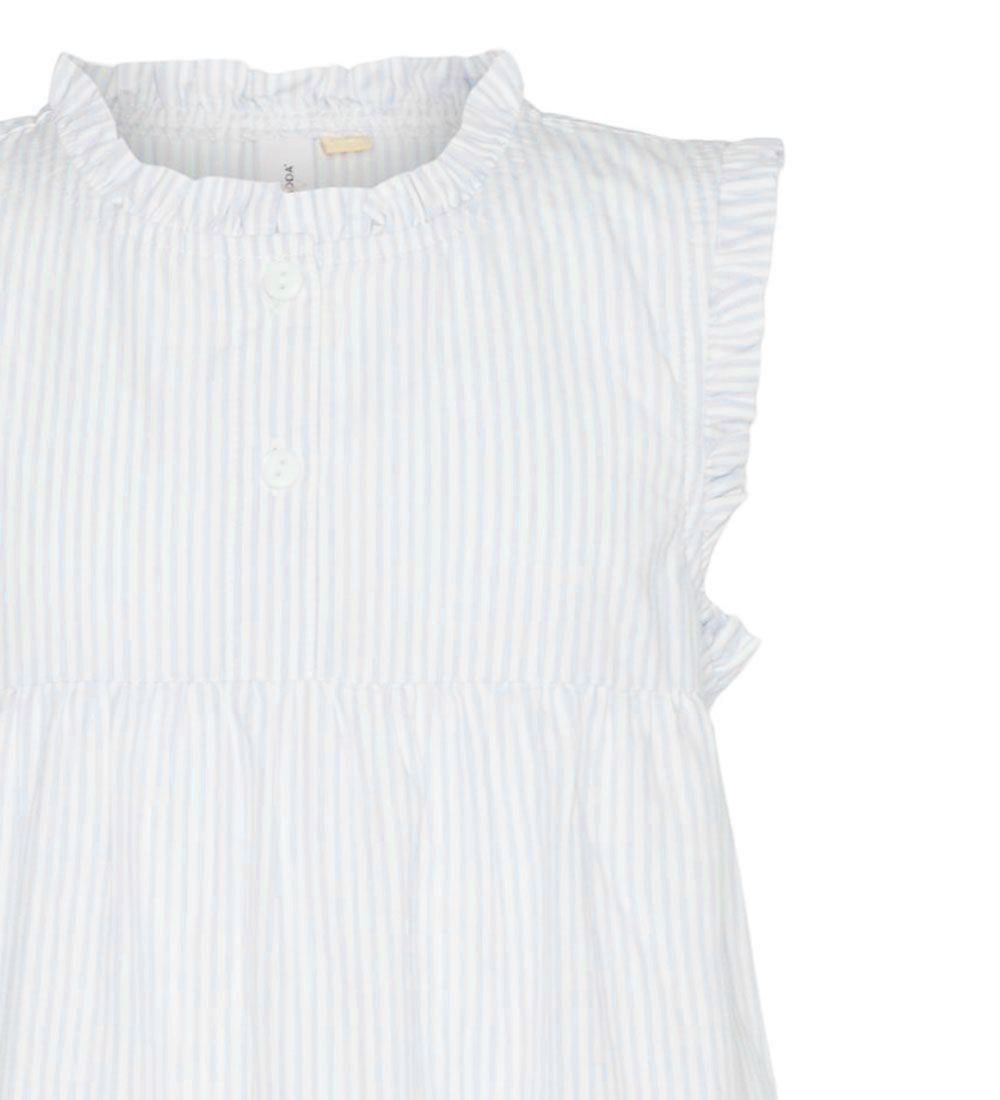 Vero Moda Girl Dress - VmCora - Skyway/Snow White w. Stripes