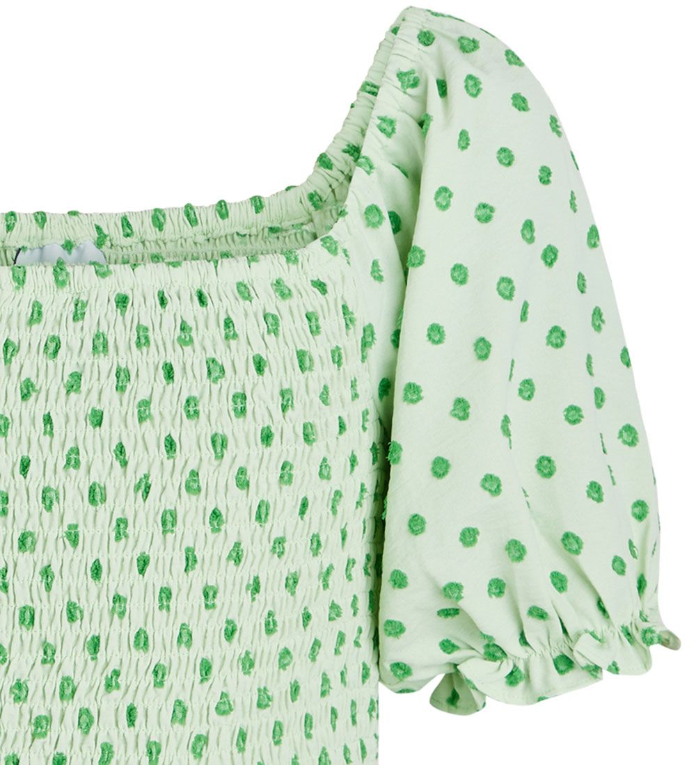 Grunt Top - Points Dots - Green