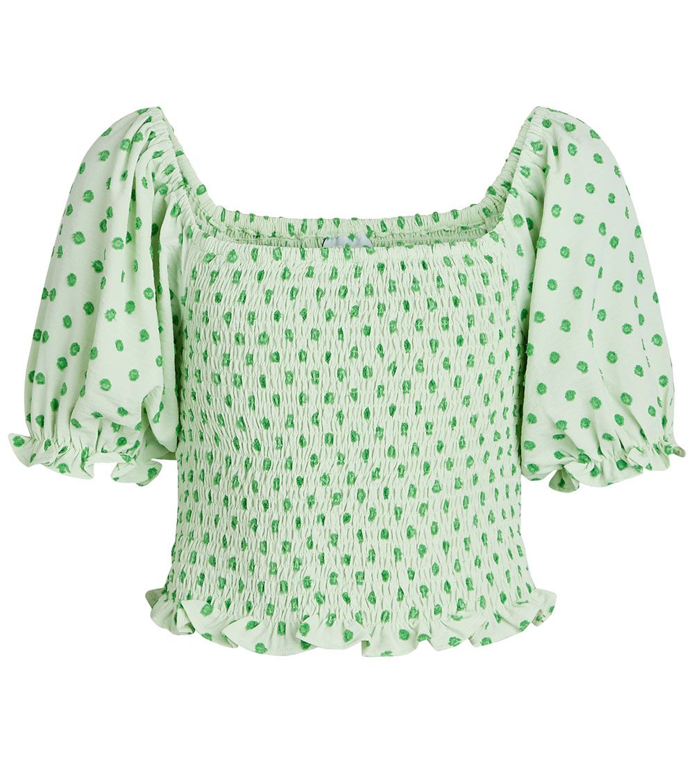 Grunt Top - Points Dots - Green