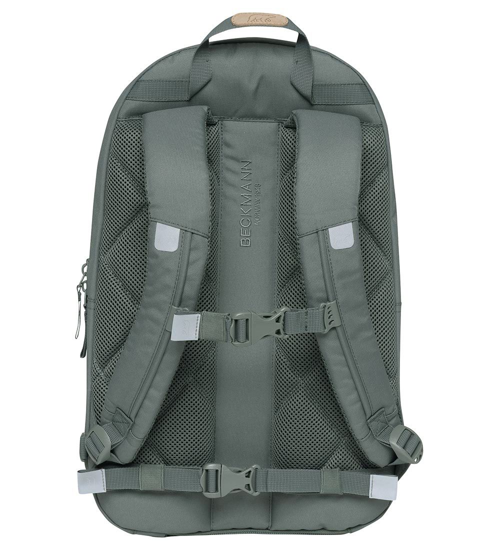 Beckmann Skolväska - Urban Midi - Dimmigt Green