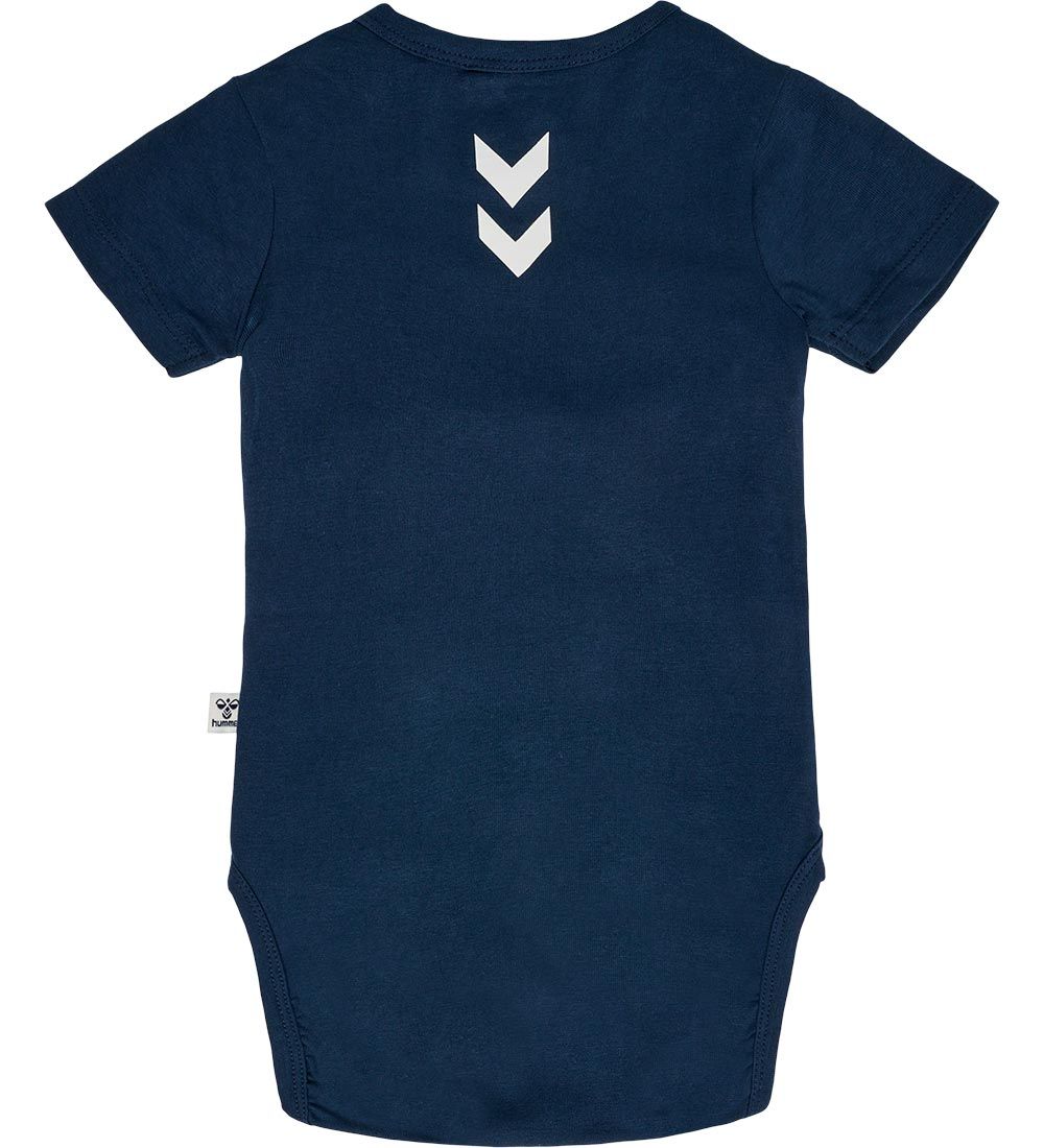 Hummel Bodysuit s/s - hmlAzur Block - Dress Blue