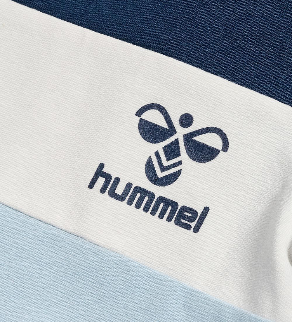 Hummel Bodysuit s/s - hmlAzur Block - Dress Blue