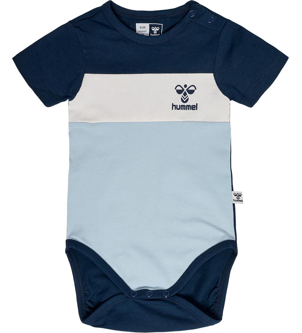 Hummel Bodysuit s/s - hmlAzur Block - Dress Blue