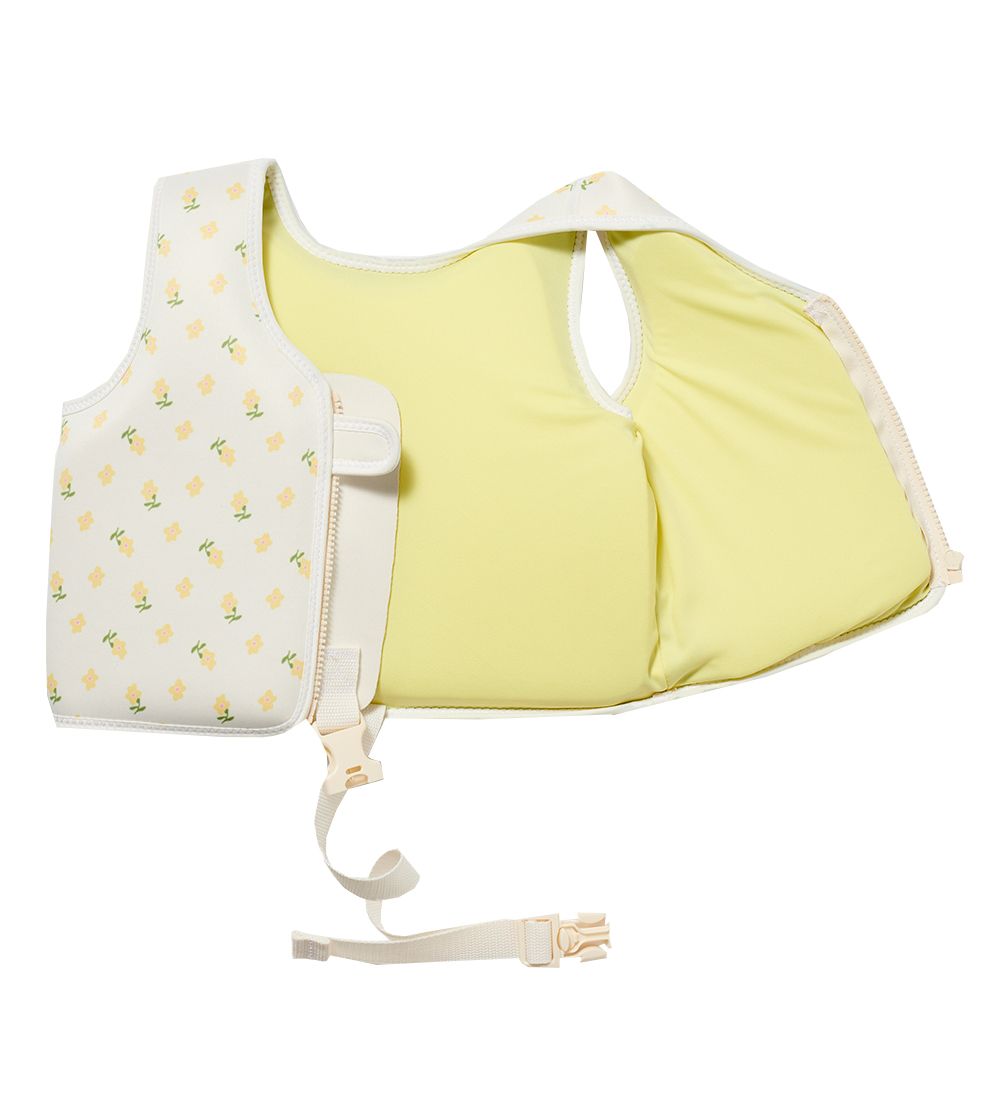 SunnyLife Swim Vest - The Fairy Lemon - 1-2 Years - White/Yellow