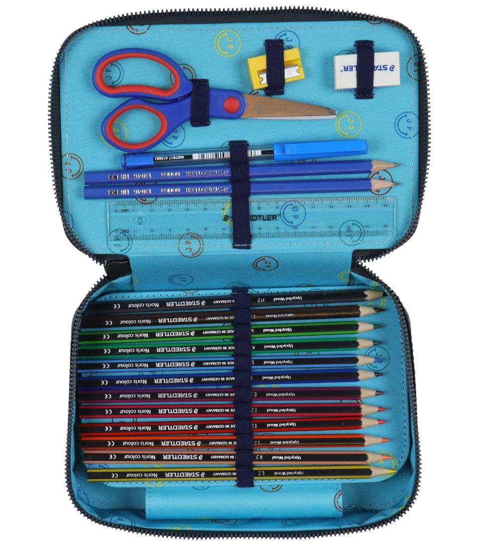 Jeune Premier Pencil Case w. Contents - Reflectosaurus