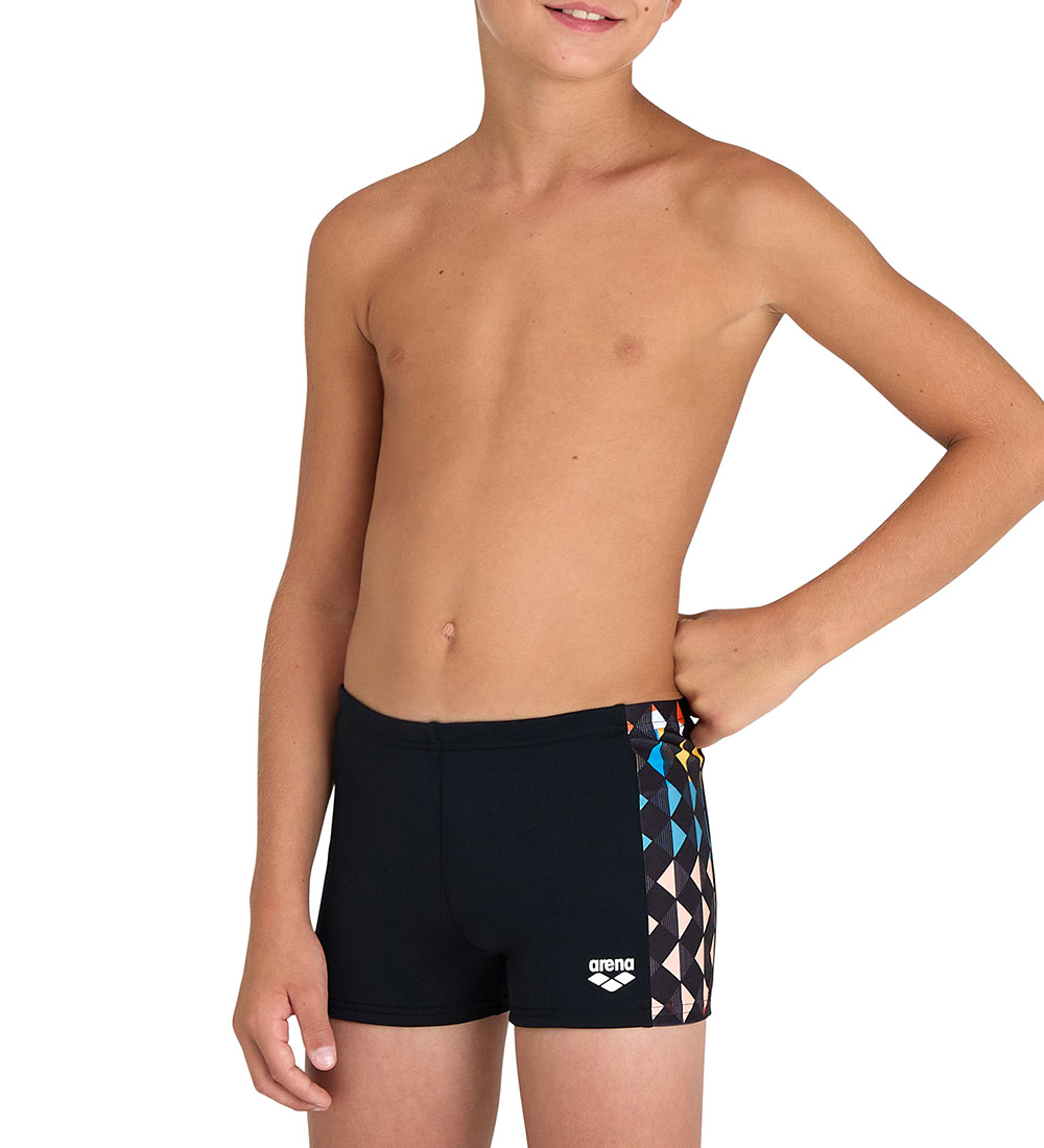 Arena Swim Trunks - Boy's Arena Carnival Swim Short - Black