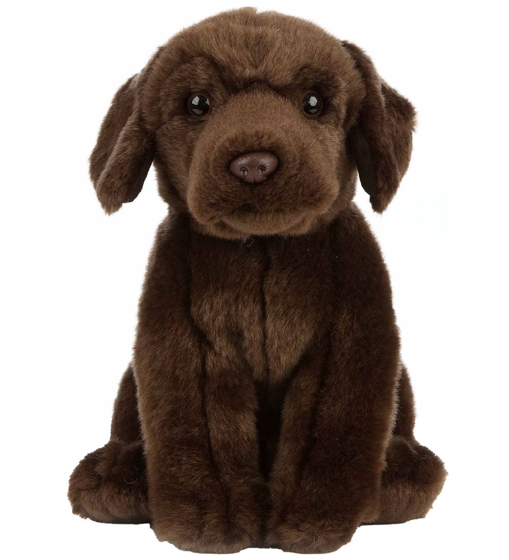 Living Nature Soft Toy - 23x11 cm - Labrador - Brown