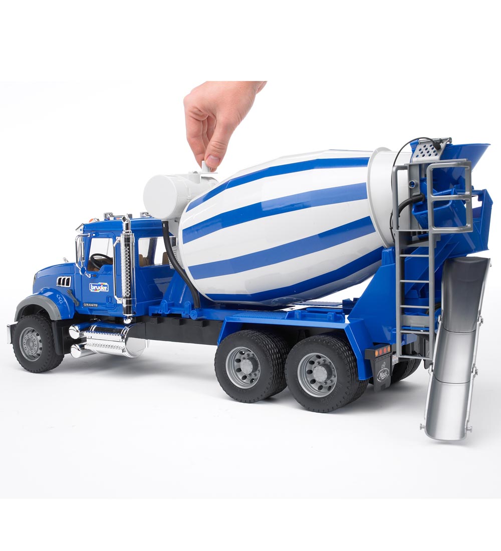 Bruder Working machine - Mack Granite Cement Mixer - 02814