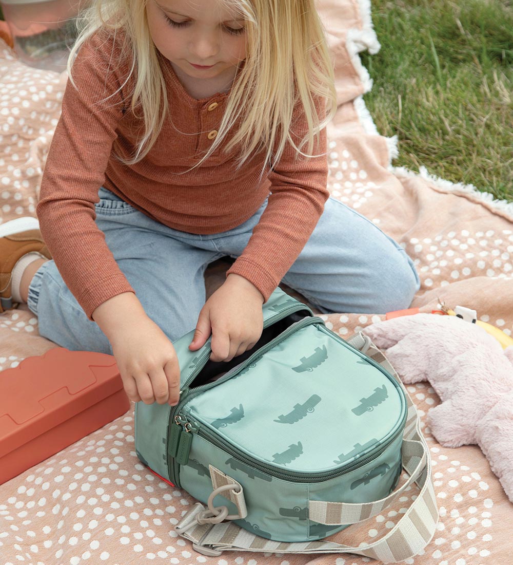 Done by Deer Cooler Bag - Isolated - Croco Green