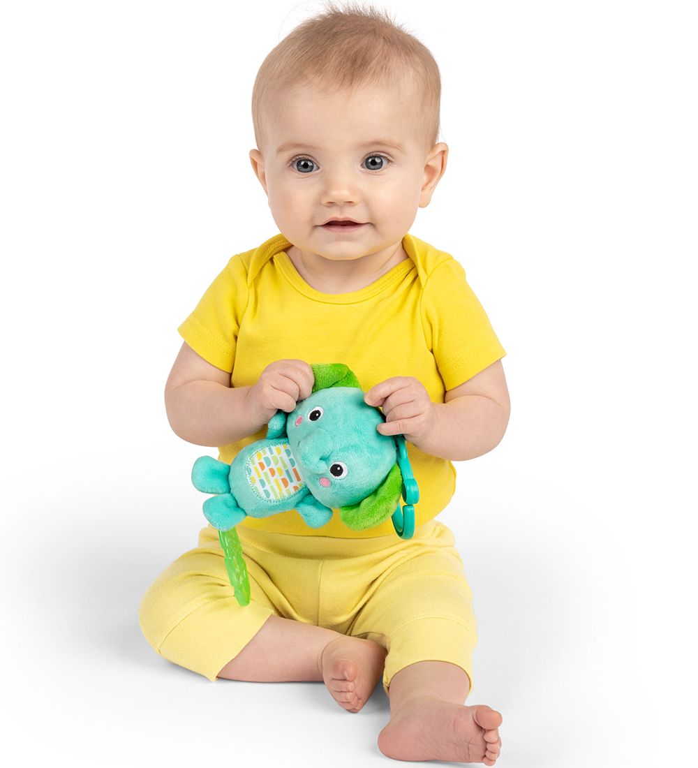 Bright Starts Clip Toy - Elephant - On The Go Toy