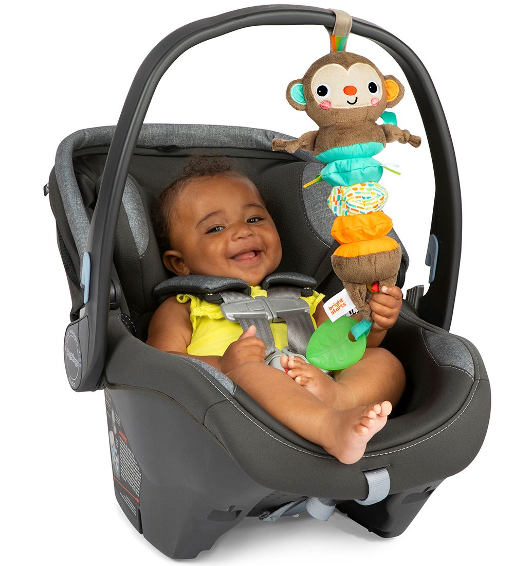 Bright Starts Clip Toy - Pull, Play & Boogie - Monkey