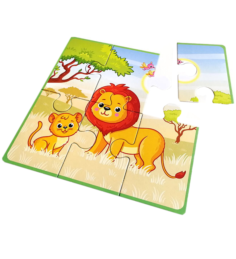 TACTIC Puzzle Game - My First Puzzle - 4x6 Bricks - Safari