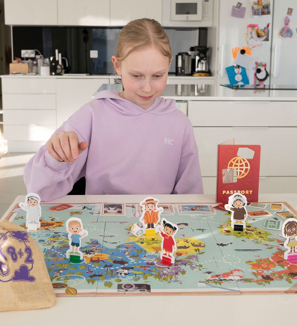 TACTIC Board Game - Learn About the World kids - Danish