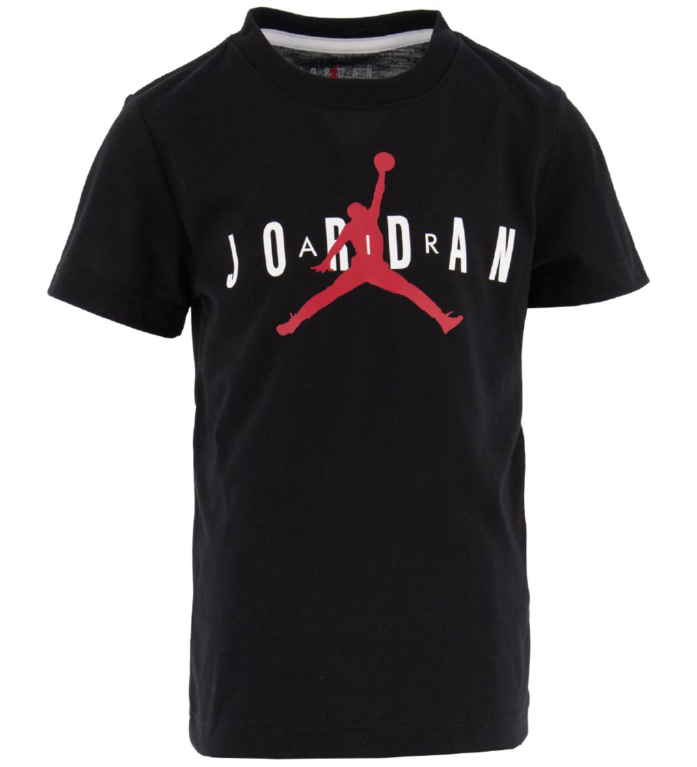 Jordan Set - Sweatpants/T-shirt - Black w. Logo