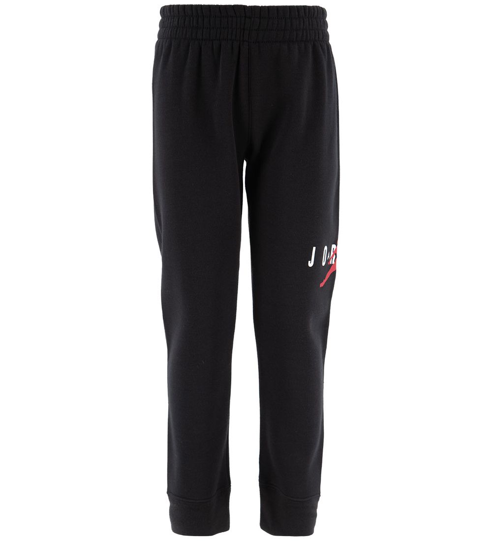 Jordan Set - Sweatpants/T-shirt - Black w. Logo