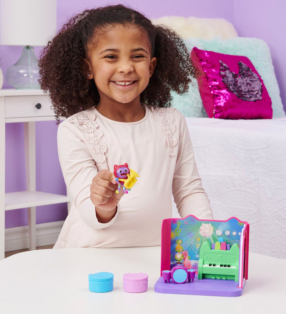 Gabby's Dollhouse Set - 8 Onderdelen - Daniel James Kattenkruid