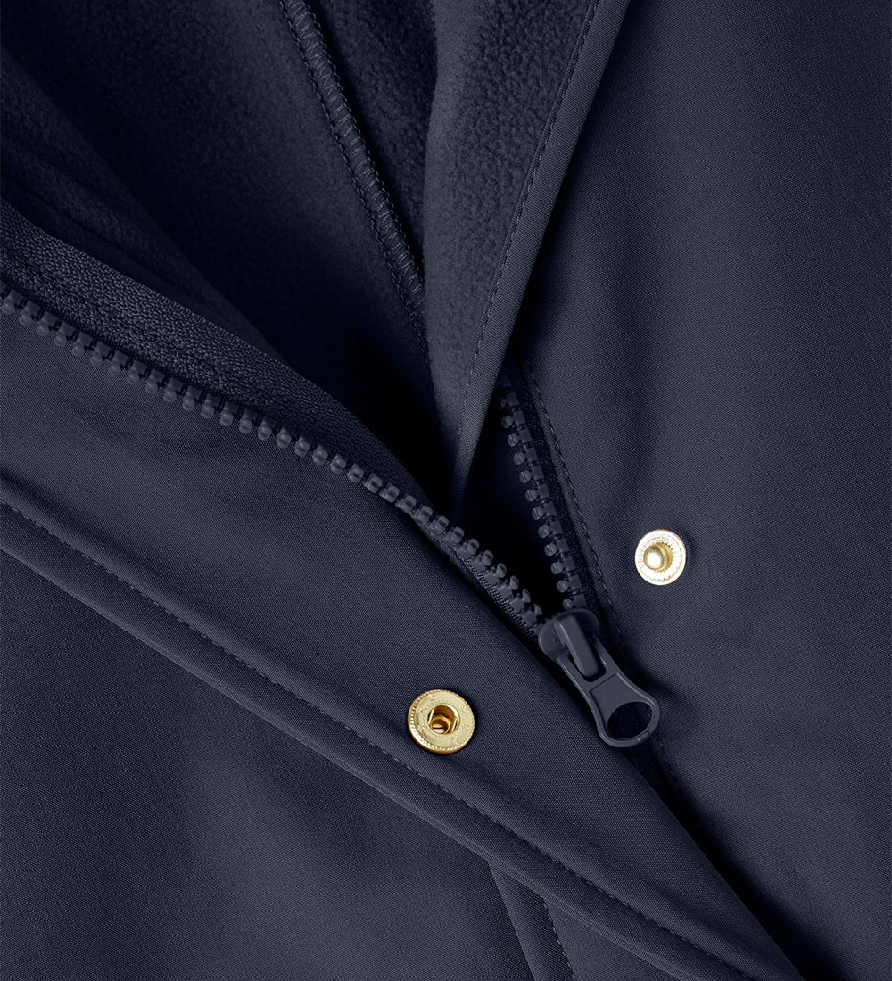 Name It Softshell Jacket w. Fleece - NkfAlfa - Dark Sapphire