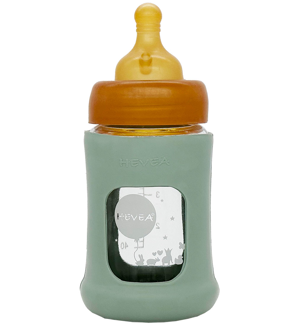 Hevea Feeding Bottle - 150 mL - Seafoam Blue