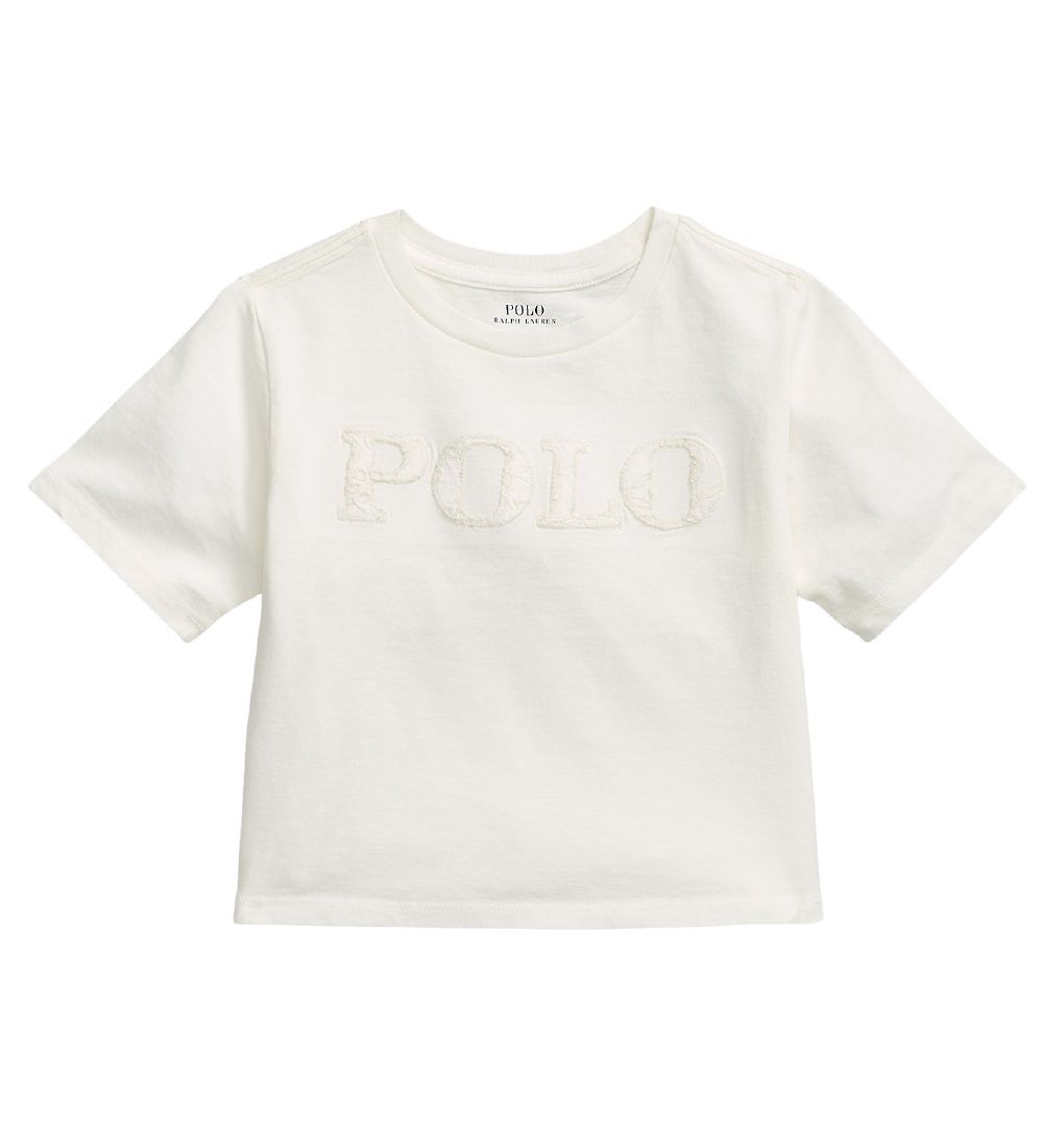 T-Shirt Polo Ralph Lauren - Recadrée - Cottage - Blanc