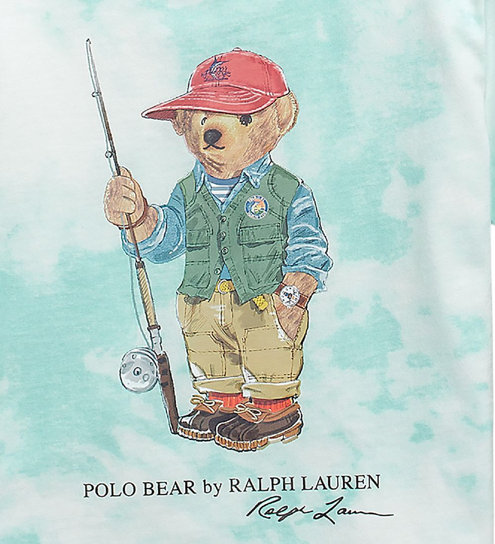 Polo Ralph Lauren T-shirt - Key West - Blue Batik w. Soft Toy