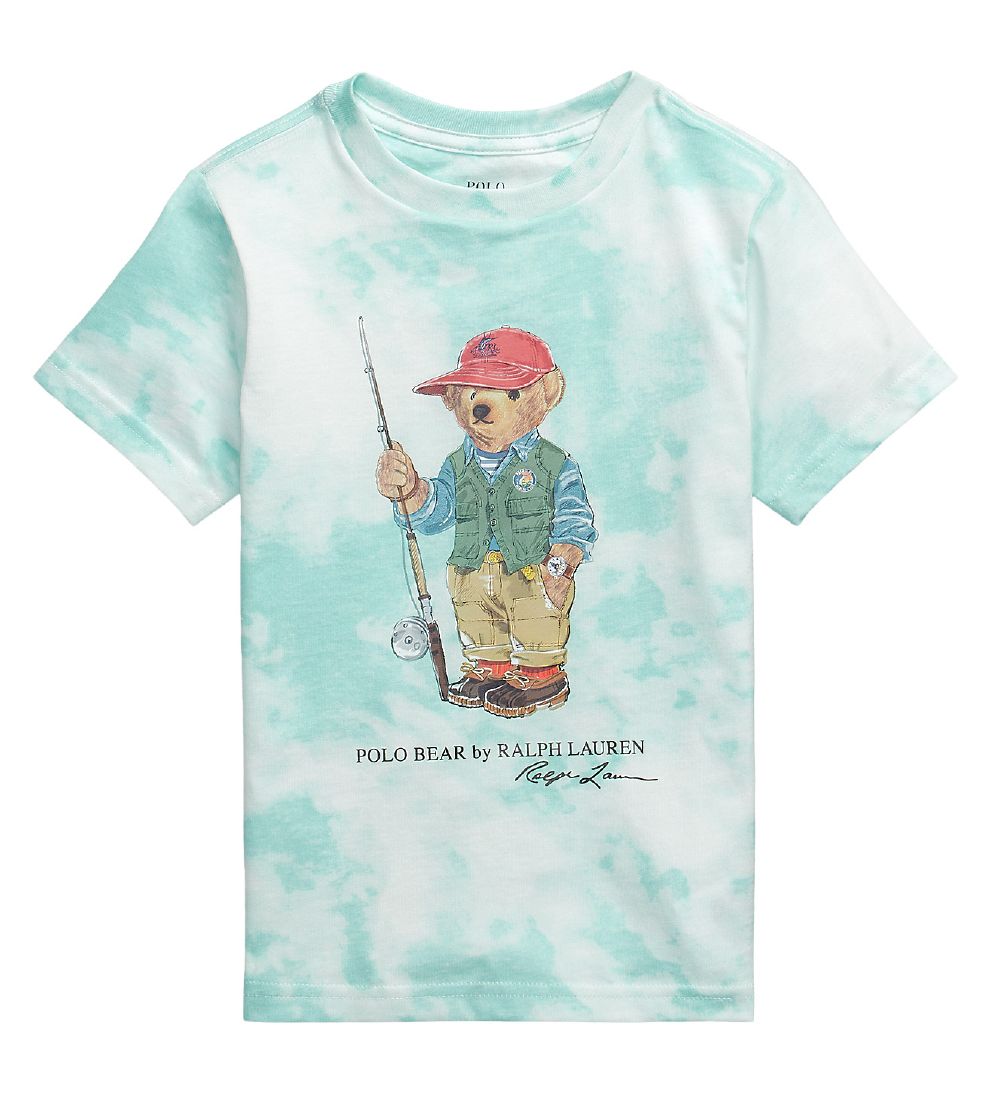 Polo Ralph Lauren T-shirt - Key West - Blue Batik w. Soft Toy