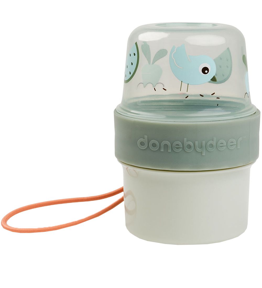 Done by Deer Container - To Go 2-Way Snack - Green