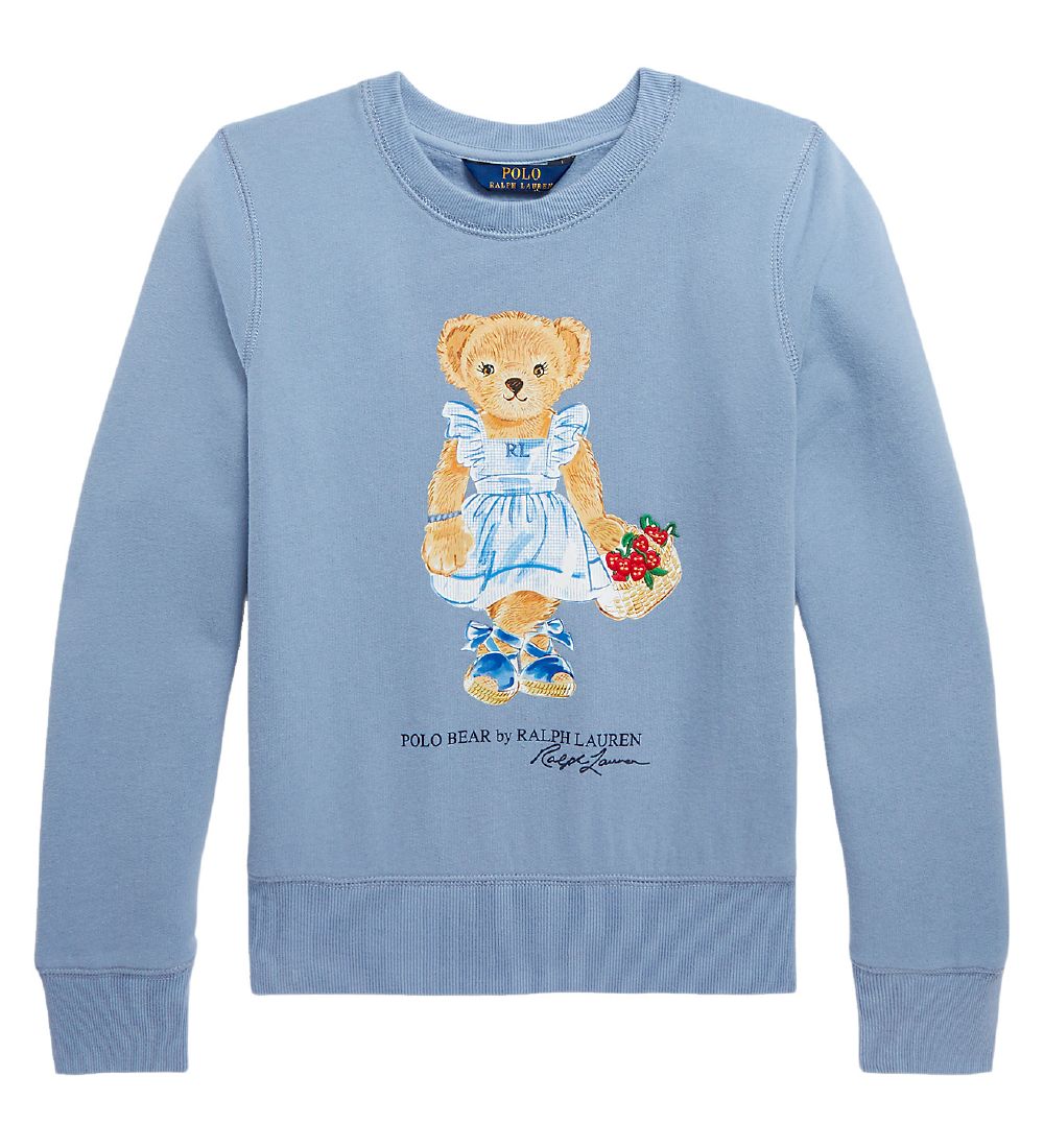 Polo Ralph Lauren Sweatshirt - Cottage - Blue w. Soft Toy