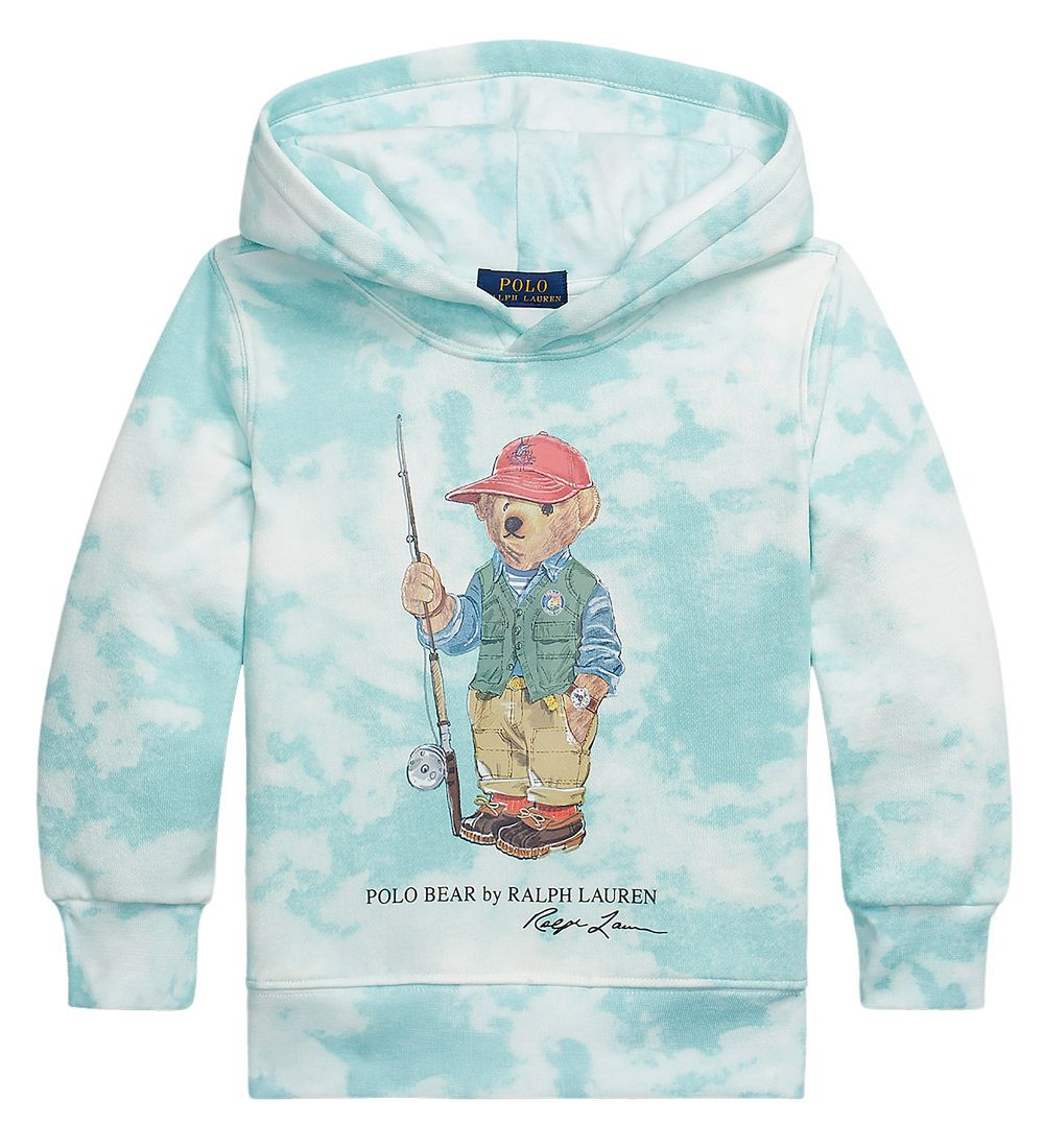 Polo Ralph Lauren Hoodie - Key West - Blue Batik w. Soft Toy