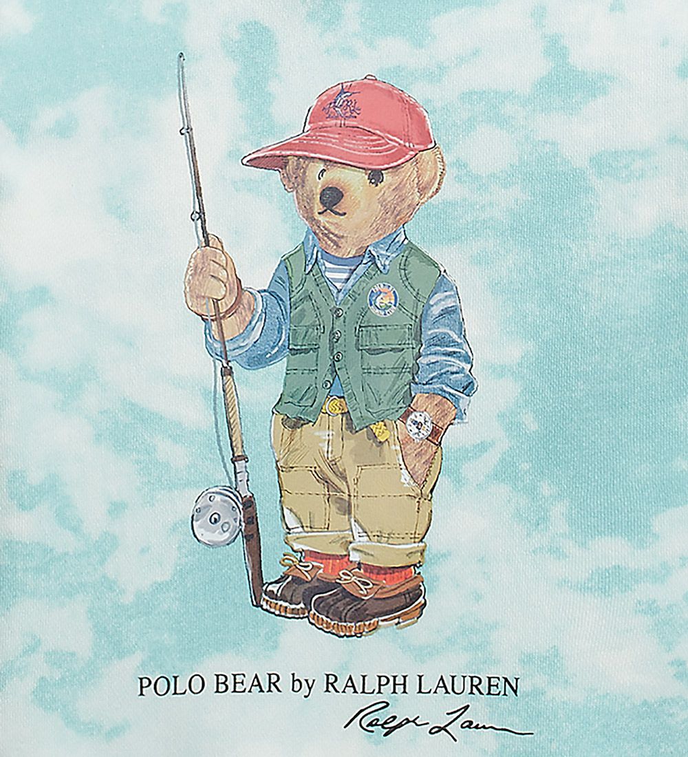 Polo Ralph Lauren Hoodie - Key West - Blue Batik w. Soft Toy